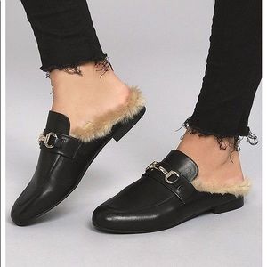 Steve Madden Leather Slides